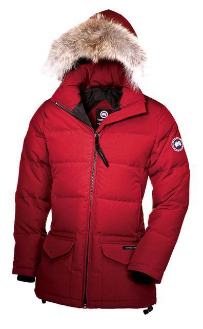 Womens Canada Goose Solaris Parka Red sale